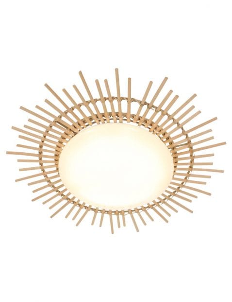 bamboe plafondlamp zon-1894W