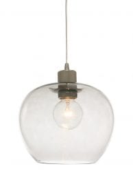 Bollamp glazen kap Steinhauer Lotus
