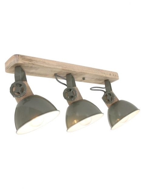groene industriele 3 lichts plafondlamp-2133G