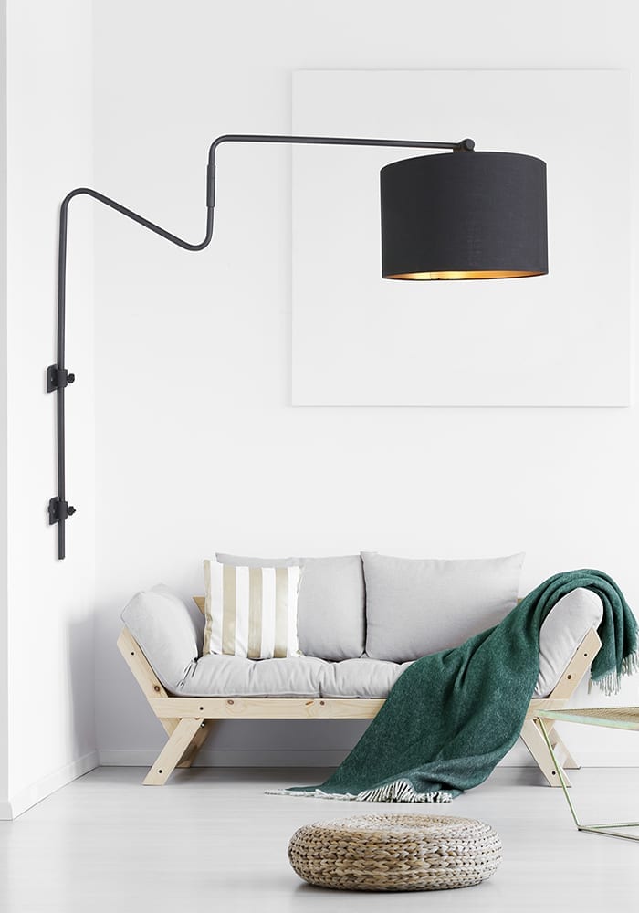 Boog wandlamp met Linstrøm - Directlampen.nl