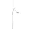 stalen uplight met leeslamp-2107ST