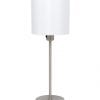 tafellampje met witte ronde kap-1563ST