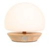 bollamp met houten onderkant-7932BE
