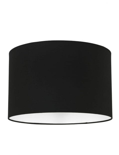 kleine ronde zwarte lampenkap zwart-K7976SS