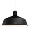 Metalen hanglamp Mexlite Blackmoon zwart