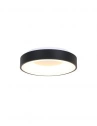 Moderne plafonnière rond LED Steinhauer Ceiling and Wall zwart