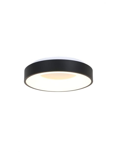 Moderne plafonnière rond LED Steinhauer Ceiling and Wall zwart