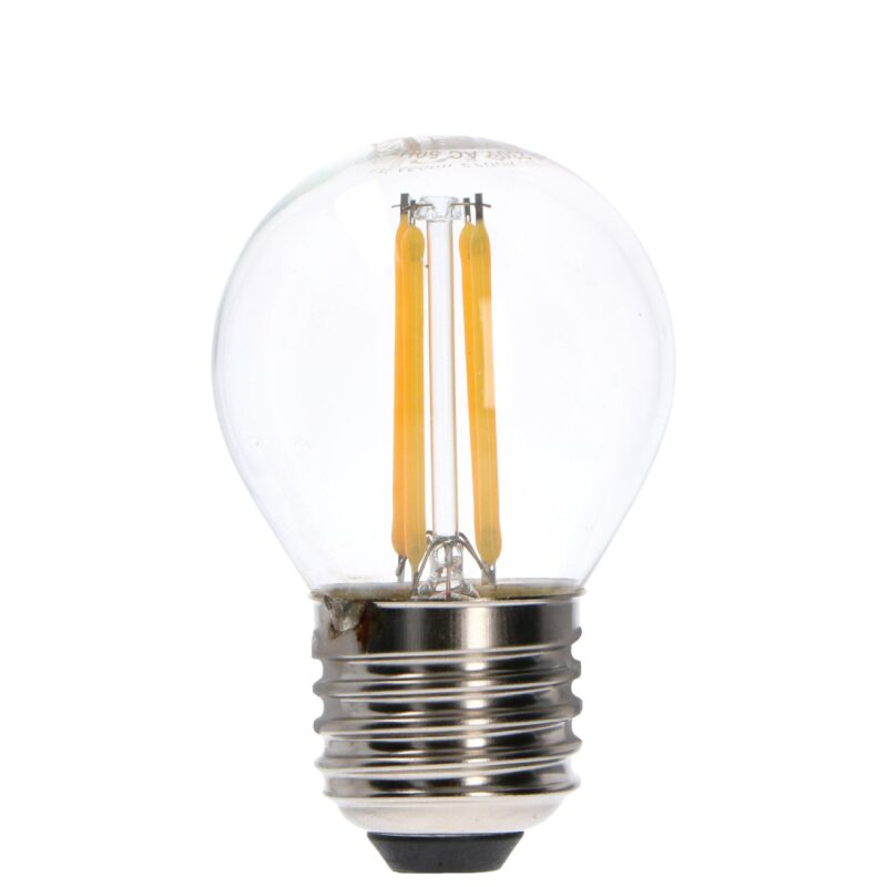 3 standen lichtbron E27 4W warm wit LED's Light