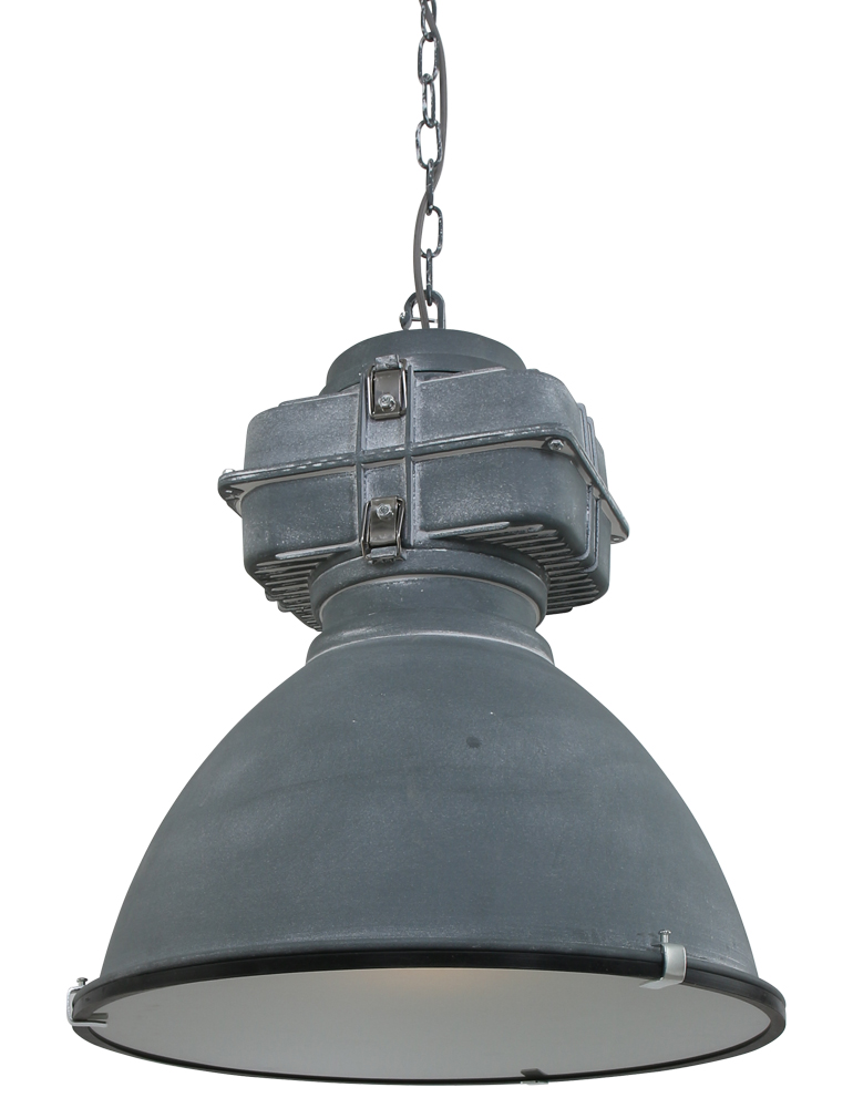 Grote industrielamp beton grijs Mexlite Densi