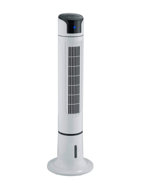 Toren ventilator met waterreservoir wit - 2747W