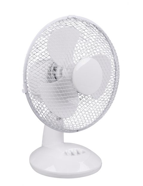 Tafel ventilator met twee standen Trio Leuchten Bergen wit