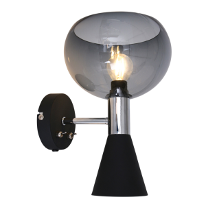 annelighting-wandlamp-fastlåst-zwart-kunststofmetaal-bedlampje-e14-2570zw-1