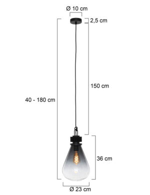 steinhauer-hanglamp-flere-zwart-glasmetaal-ø23cm-e27-2670zw-1