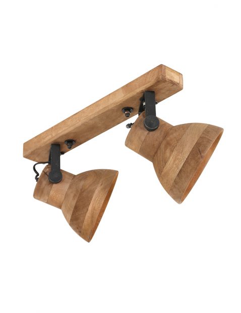 Dubbele houten spot