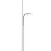 Stalen design uplight met leeslicht - 2989ST