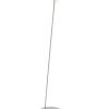 Moderne vloerlamp met dunne reflector Steinhauer Turound staal met glas
