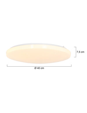 mexlite-plafonniere-stjerne-wit-kunststofmetaal-ø40cm-led-2662w-1