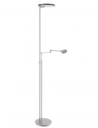Uplight met zwart glas Steinhauer Turound staal