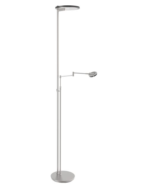 Uplight met zwart glas Steinhauer Turound staal