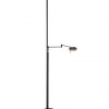 Zwarte leeslamp met zwart glas Steinhauer Turound