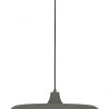 Platte ronde hanglamp Steinhauer Krisip grijs