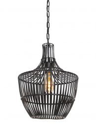 Zwarte hanglamp draadlamp Light & Living Stella
