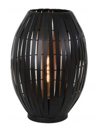 Sfeervolle tafellamp Light & Living Kyomi zwart