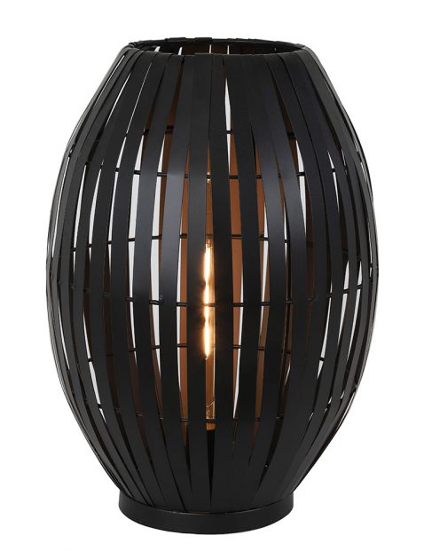 Sfeervolle tafellamp Light & Living Kyomi zwart
