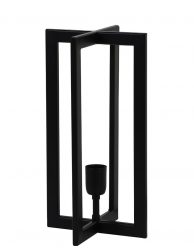 vierkante tafellamp Light & Living Mace zwart