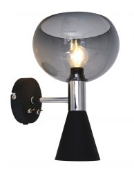 Wandlamp met rookkap