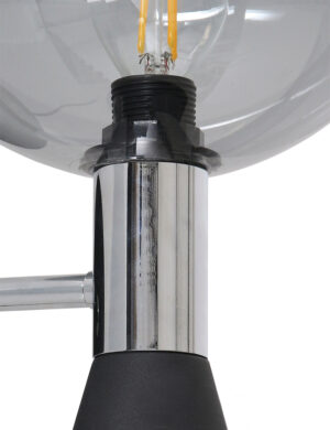 annelighting-wandlamp-fastlåst-zwart-kunststofmetaal-bedlampje-e14-2570zw-1
