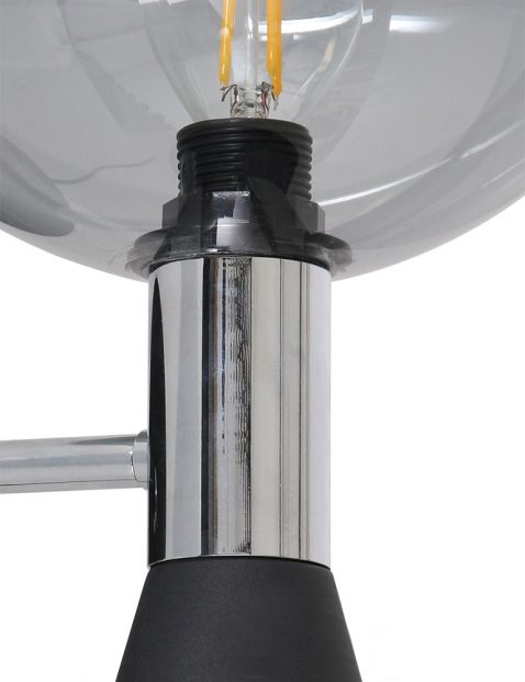 annelighting-wandlamp-fastlåst-zwart-kunststofmetaal-bedlampje-e14-2570zw-1