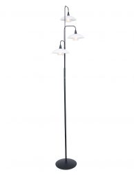 Vloerlamp met schoteltjes