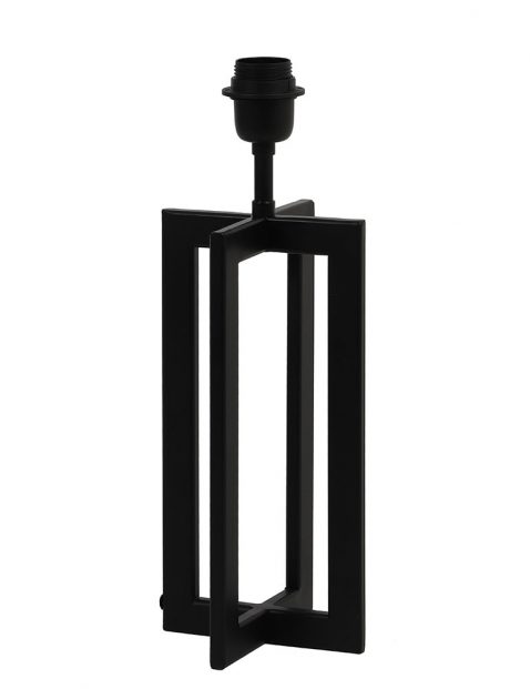 Lampenvoet zwart frame zonder kap-