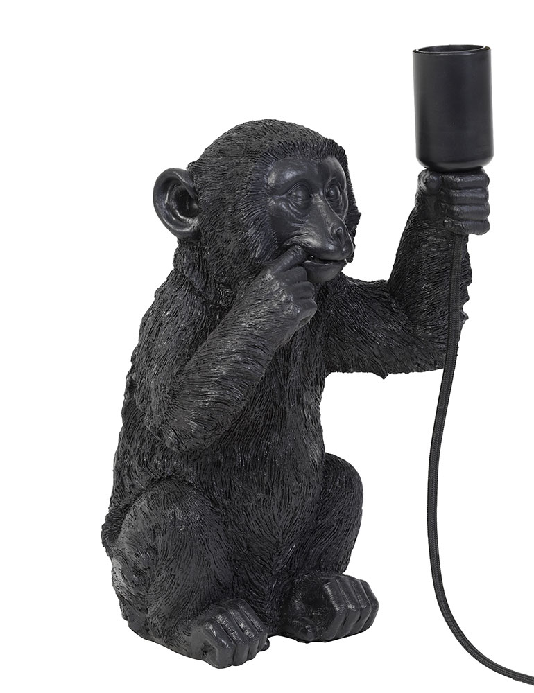 Een goede vriend emotioneel Goot Zwarte aap lamp met fitting Light & Living Monkey - Directlampen.nl