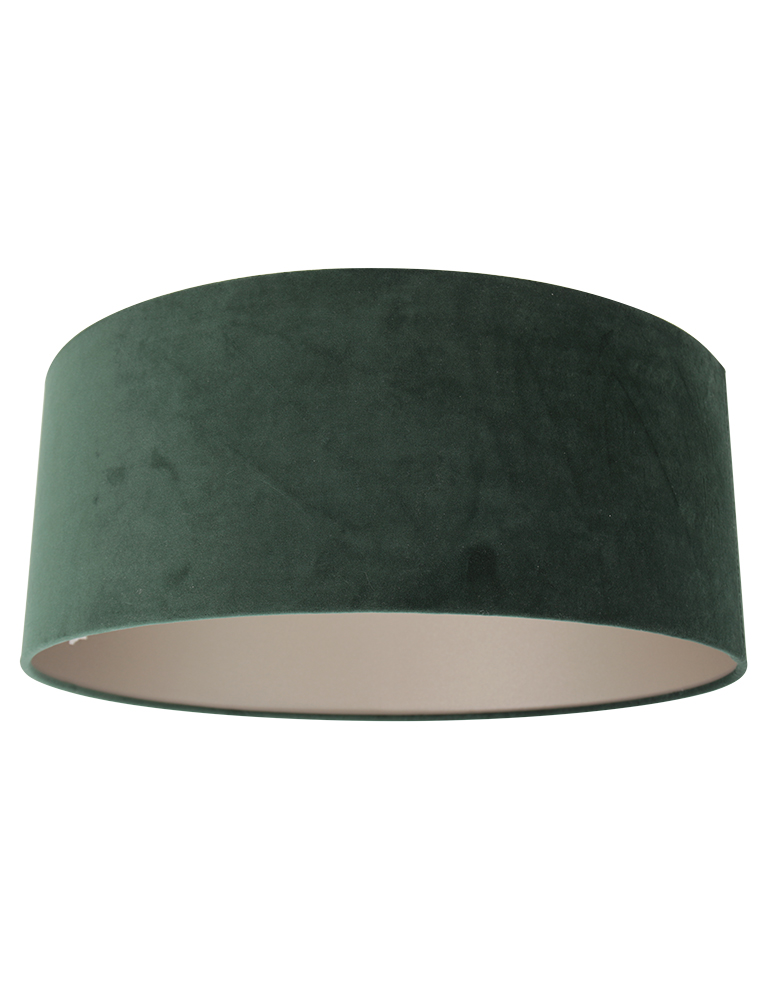 Verheugen Bezet hop Velours lampenkap 50 cm Steinhauer Prestige Chic groen - Directlampen.nl