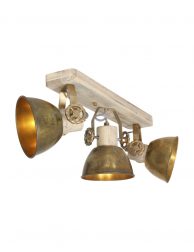 Drielichts plafondlamp met spots-2133BR