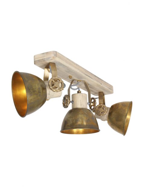 Drielichts plafondlamp met spots-2133BR