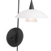 Mat glazen moderne wandlamp-2656ZW