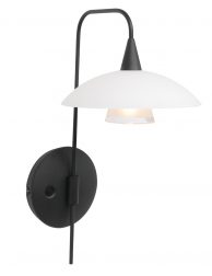 Mat glazen moderne wandlamp-2656ZW