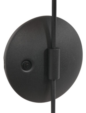 steinhauer-wandlamp-tallerken-zwart-glasmetaal-bedlampje-g9-2656zw-1