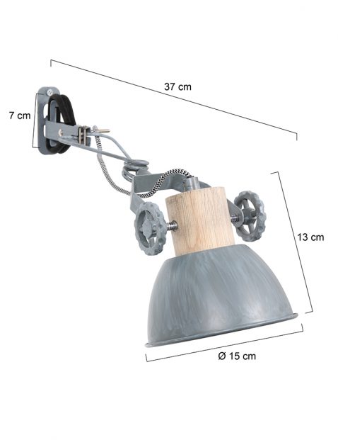 mexlite-spot-gearwood-grijs-metaalrubberwood-e27-2752gr-1