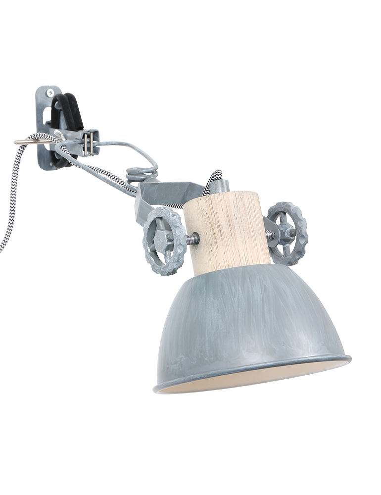 Industriële wandlamp klemspot-2752GR