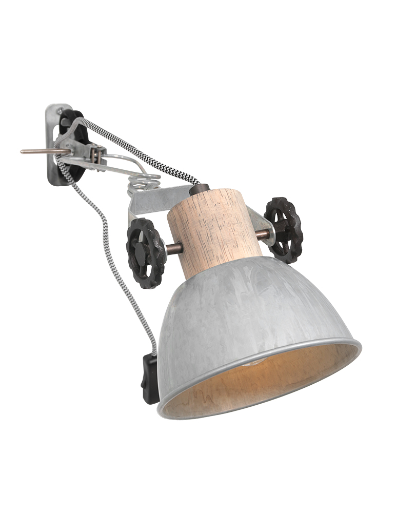 Stoere wand klemlamp-2752NI