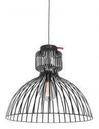 Metalen spijlen draad hanglamp-2999ZW