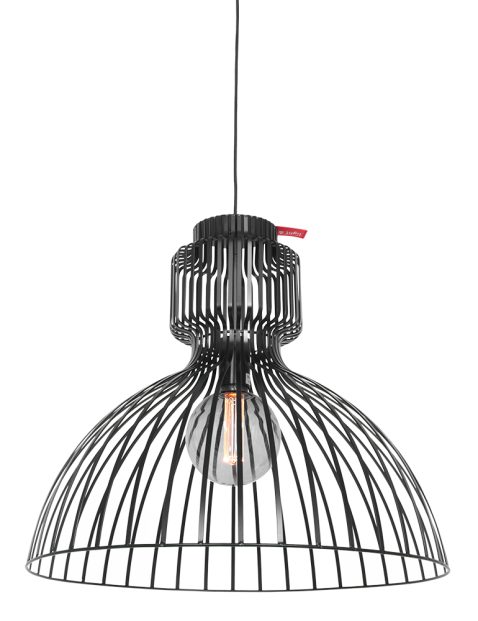 Metalen spijlen draad hanglamp-2999ZW