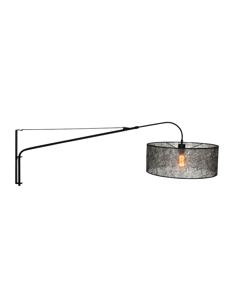 Zwarte wandbooglamp-9320ZW