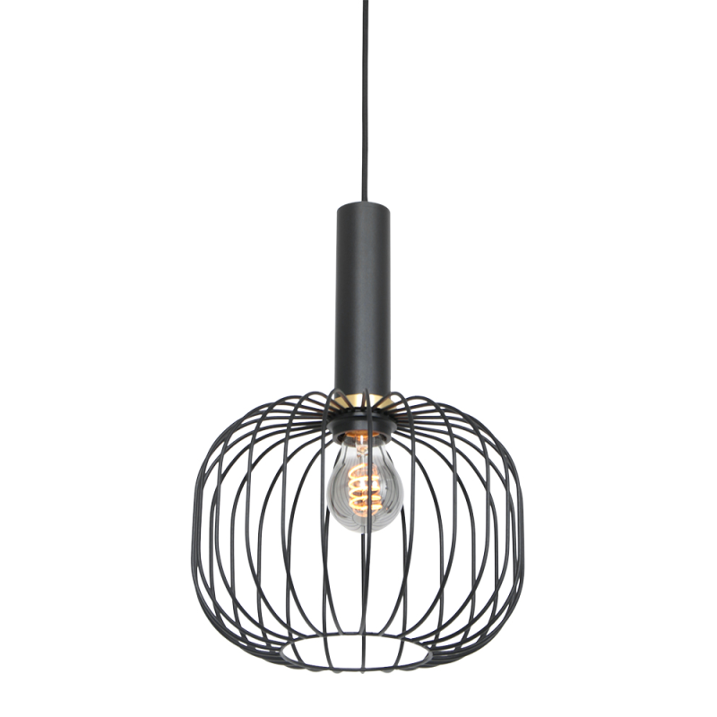 Trendy draadlamp met gouden details Mexlite Aureole