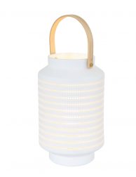 Witte lantaarn met gaatjes-3058W