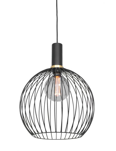 Metalen kooi hanglamp-3067ZW